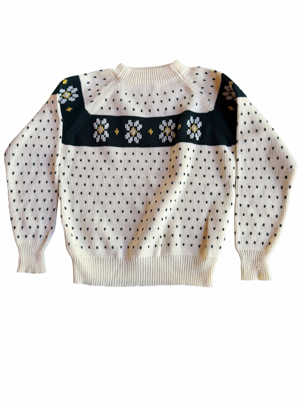 1970s Richman Brothers 100%‎ Acrylic Fair Isle Crewneck Sweater